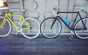 Hugh and Carmel's New Bicycles