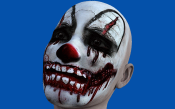 Clown Masks like this are available nationwide for as little as a five dollars