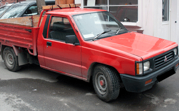 They used an old, beat-up Ute, just like this