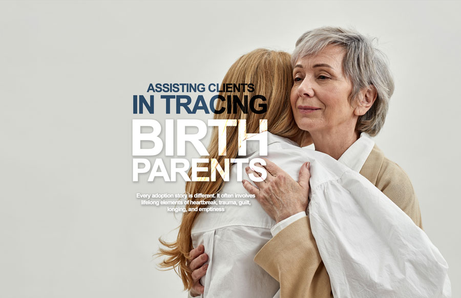 skip tracing, locate birth parents